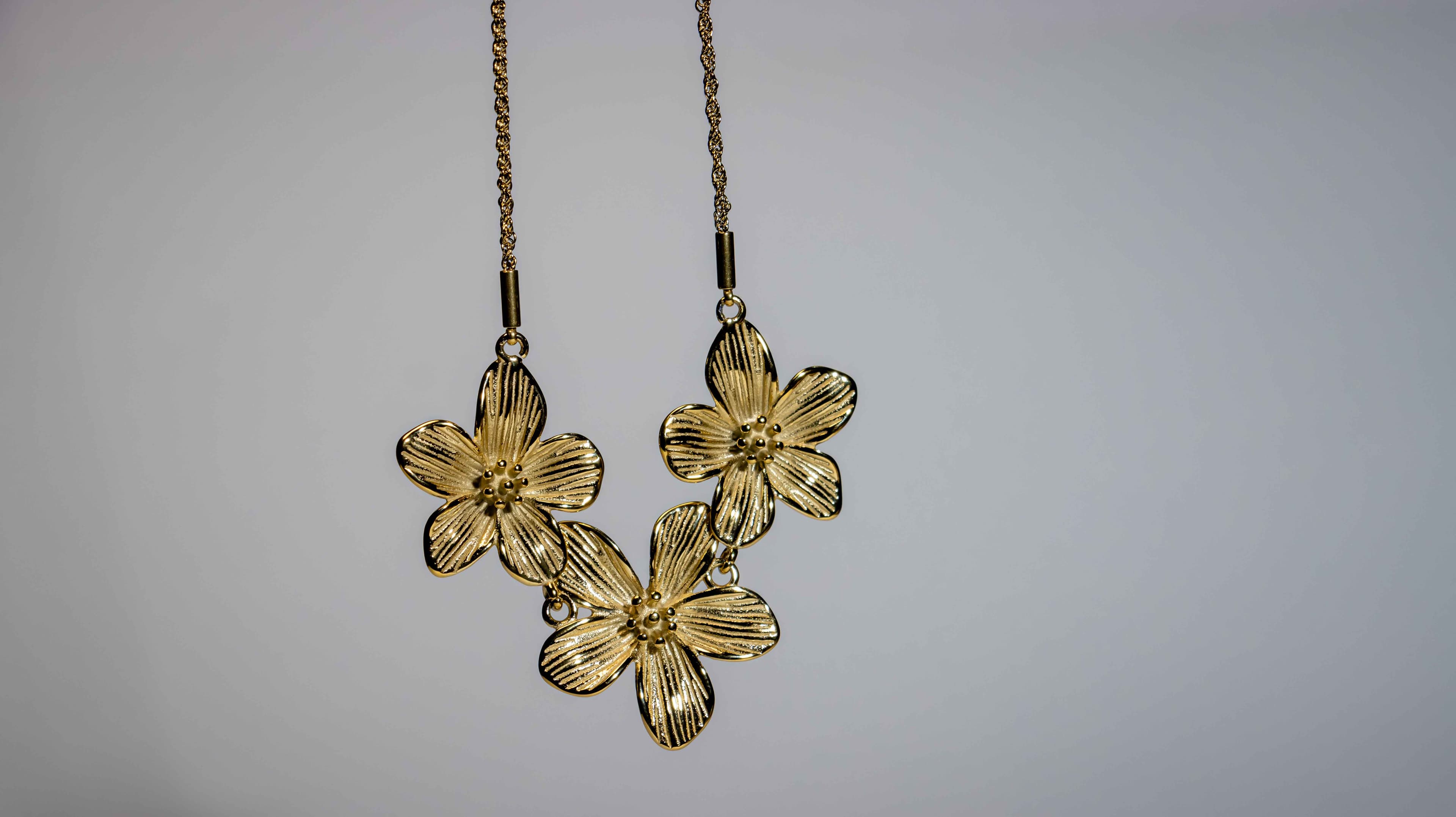 Triple Blossom Necklace 2