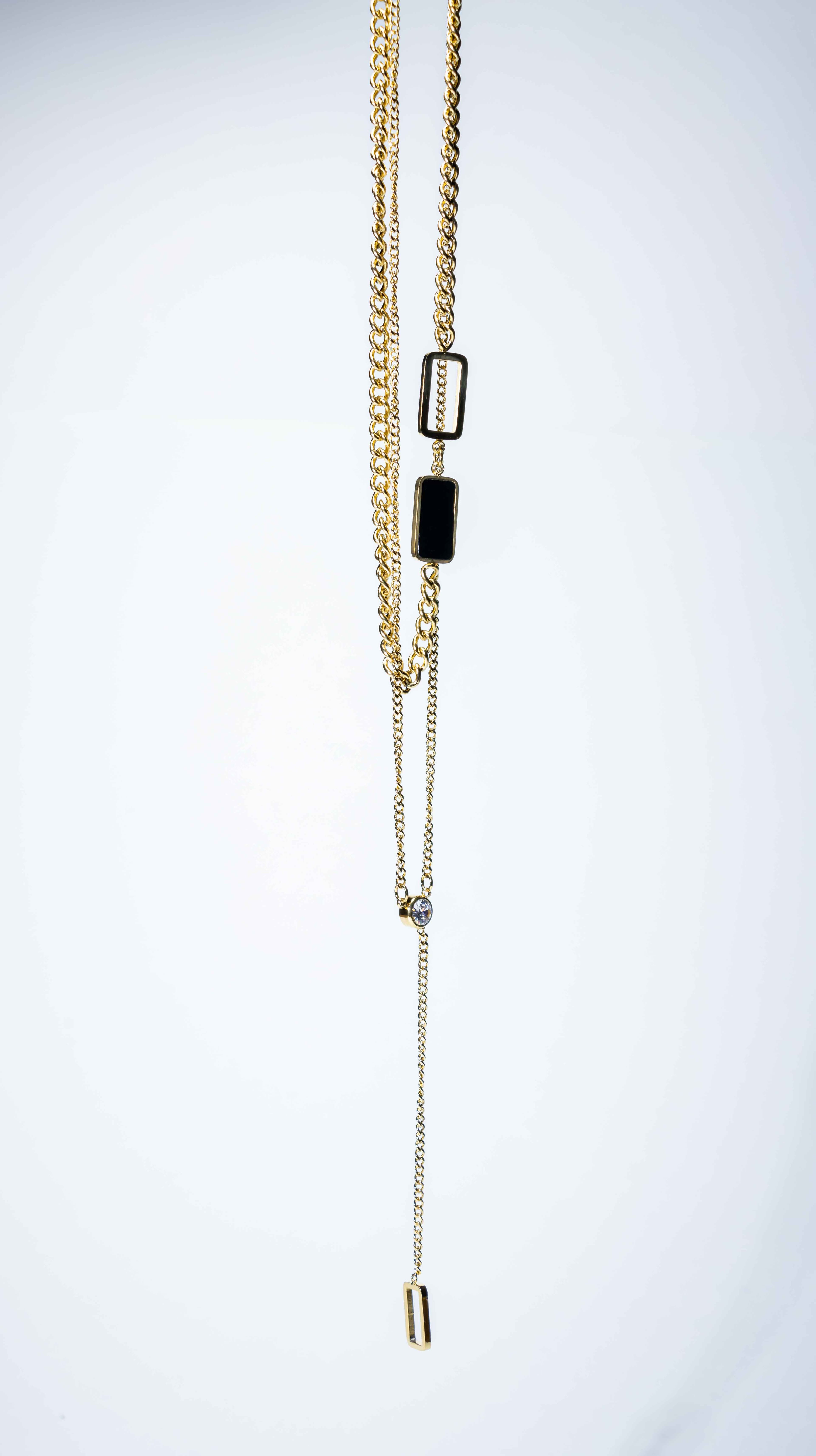 Gold Cascade Necklace 1