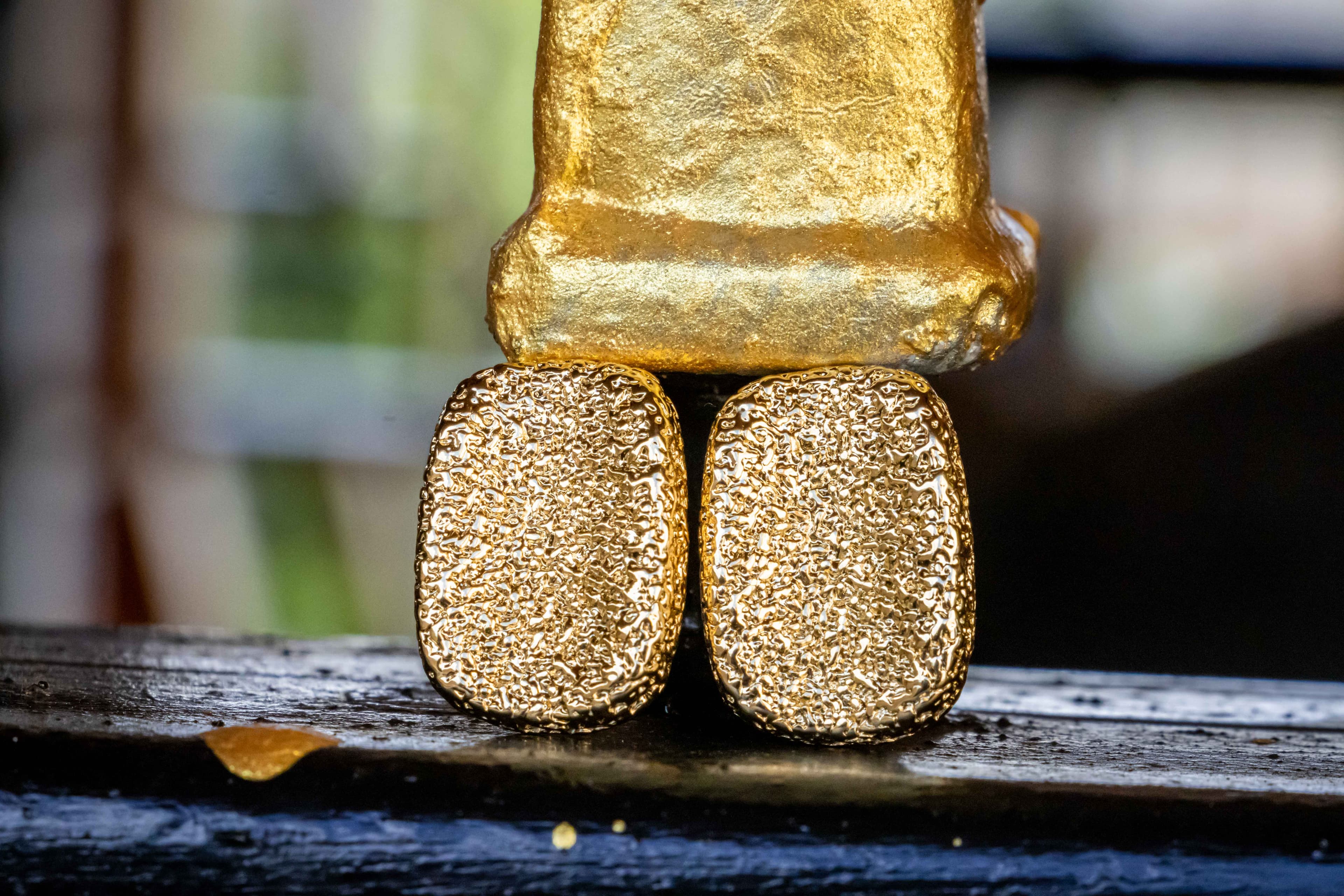 Golden Arc Earrings 1